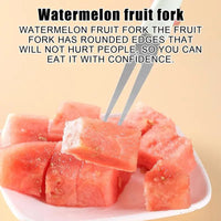 Thumbnail for Watermelon Cutter Slicer Stainless Steel Watermelon Slicer Fork Cutter