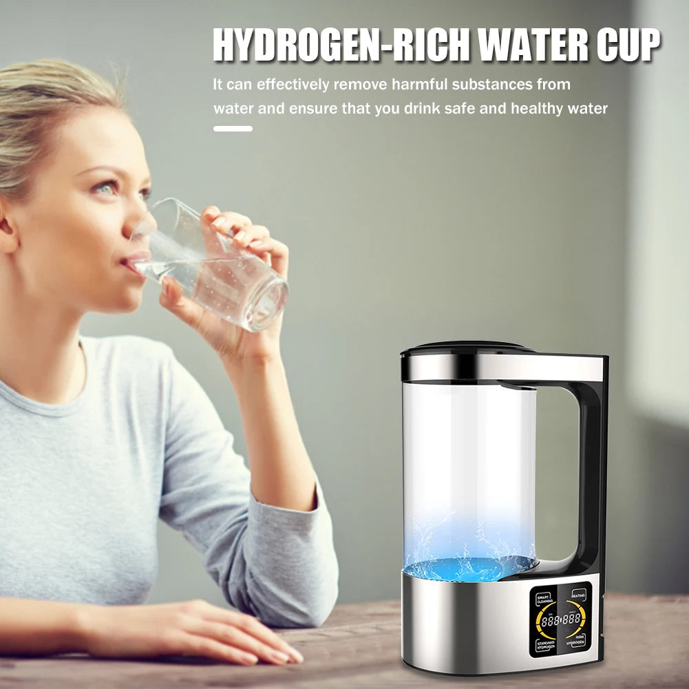 V8 Hydrogen Water Ionizer Machine Microelectrolysis 2000ML Hydrogen