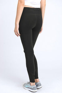 Thumbnail for Cross Mesh Panels Pocket Full Leggings