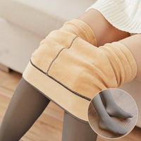 Thumbnail for Fake Translucent Plus Size Leggings Fleece Lined Tights Fall And Winter Warm Fleece Pantyhose Women Fleece Lined Pantyhose Thermal Winter Tights