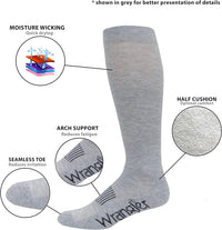 Thumbnail for Mens Ultra Dri Seamless Toe Western Boot Socks 3 Pack