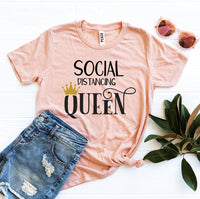 Thumbnail for Social Distancing Queen T-shirt