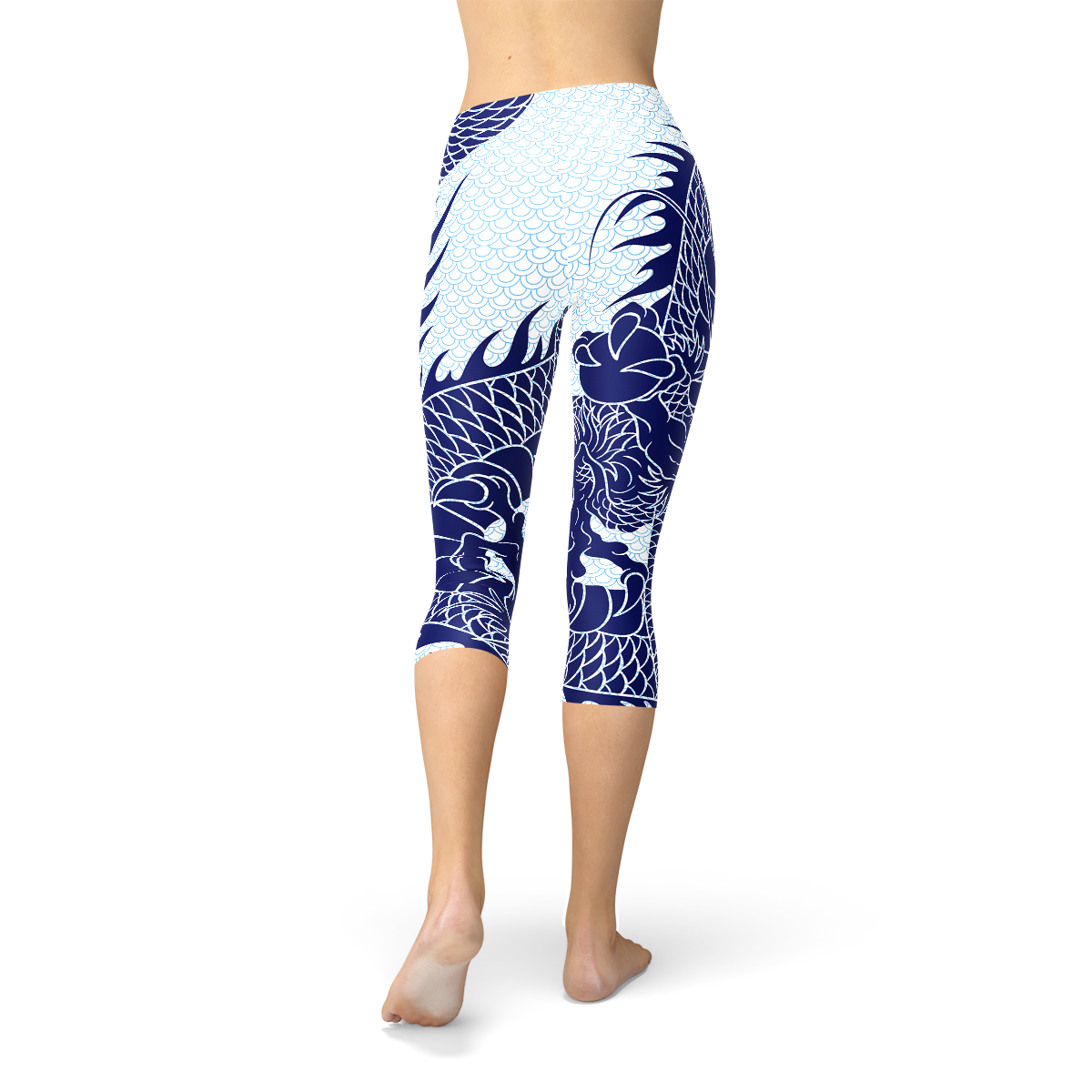 Womens Japanese Dragon Capri LeggingsYou'll be a beast in the gym wearing our fierce Japanese Dragon Capri Leggings. With a cool dragon tattoo style silhouette and pastel light blue dragon scale backgroLeggingsEXPRESS WOMEN'S FASHIONMaroon SootyWomens Japanese Dragon Capri Leggings