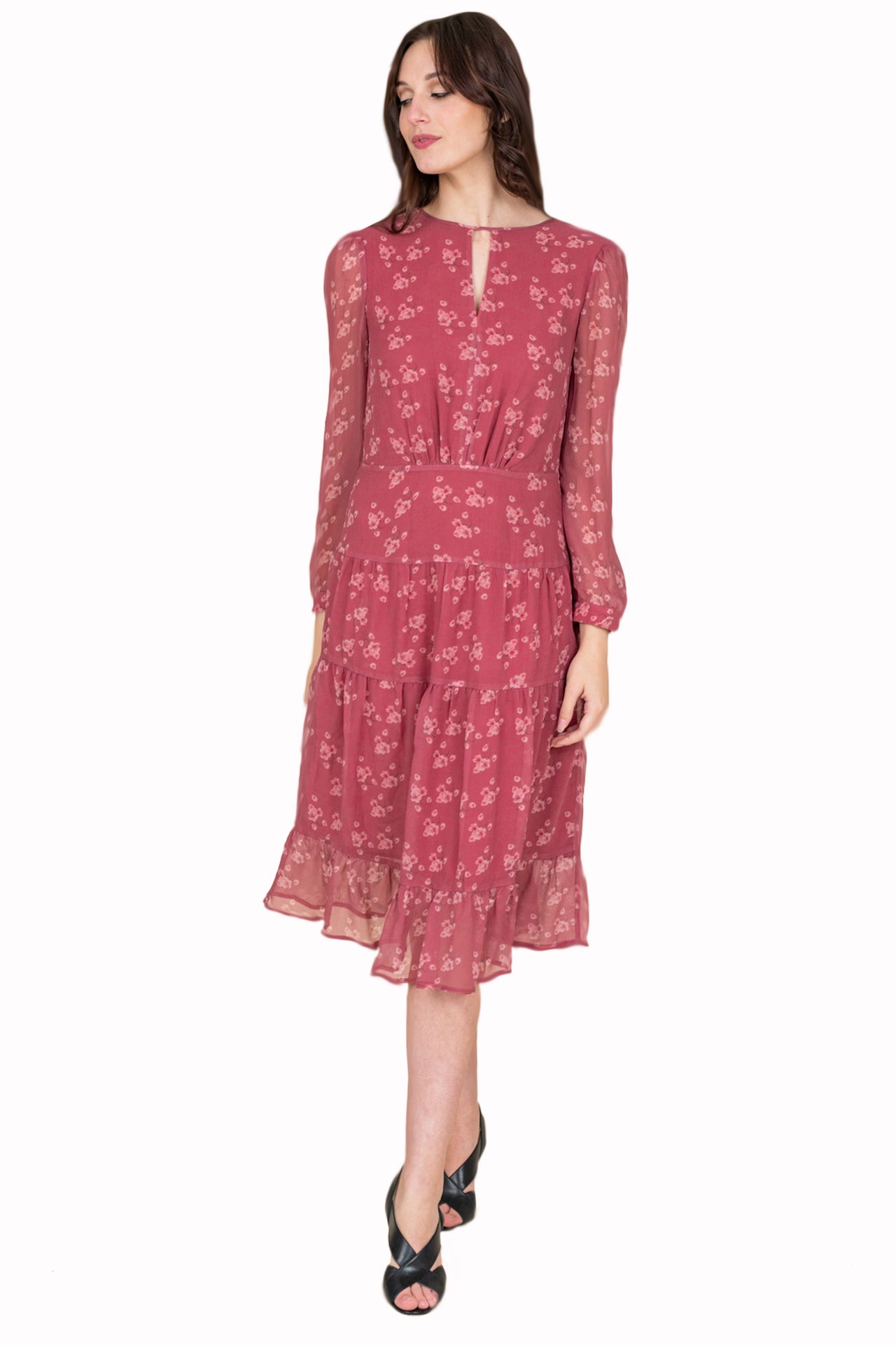 Women Floral Fit and Flare DressIntroducing our exclusive Sustainable Floral Pure Silk Chiffon Dress – an exquisite addition to your spring/summer wardrobe that effortlessly transitions from daytimDressesEXPRESS WOMEN'S FASHIONGray EosWomen Floral Fit