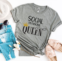 Thumbnail for Social Distancing Queen T-shirt