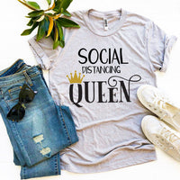 Thumbnail for Social Distancing Queen T-shirt