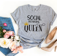 Thumbnail for Social Distancing Queen T-shirt