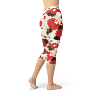 Thumbnail for Womens HEXAGON FLORALProduct description:
You'll love these Hexagon Floral Women's Capri Leggings! They're crafted from a high performance fabric blend (82% Polyester + 18% Spandex) thatLeggingsEXPRESS WOMEN'S FASHIONMaroon SootyWomens HEXAGON FLORAL