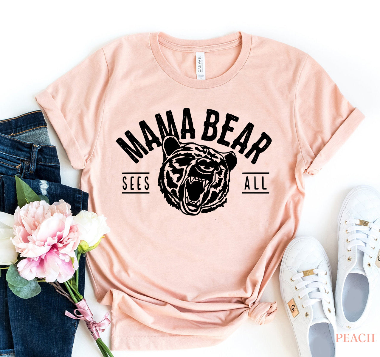 Mama Bear T-shirtProduct description:
You'll love the Mama Bear T-shirt! It's made of premium quality ring spun cotton for a great quality soft feel and comfortable retail fit. Our sT-shirtsEXPRESS WOMEN'S FASHIONAgateMama Bear