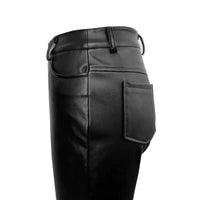 Thumbnail for On The Run High Waist Slimming Faux Leather Pants