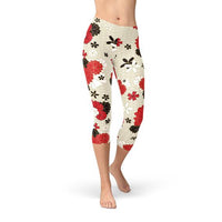 Thumbnail for Womens HEXAGON FLORALProduct description:
You'll love these Hexagon Floral Women's Capri Leggings! They're crafted from a high performance fabric blend (82% Polyester + 18% Spandex) thatLeggingsEXPRESS WOMEN'S FASHIONMaroon SootyWomens HEXAGON FLORAL