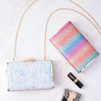 Thumbnail for Candy Color Box Party Clutch Purses  and Handbags for Women Chic