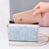 Thumbnail for Candy Color Box Party Clutch Purses  and Handbags for Women Chic