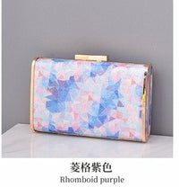 Thumbnail for Candy Color Box Party Clutch Purses  and Handbags for Women Chic