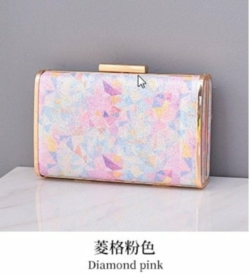 Candy Color Box Party Clutch Purses  and Handbags for Women Chic