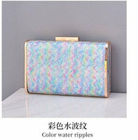 Thumbnail for Candy Color Box Party Clutch Purses  and Handbags for Women Chic