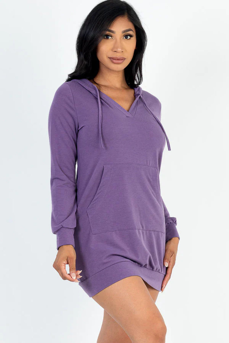 French Terry Hoodie Dress (CAPELLA)