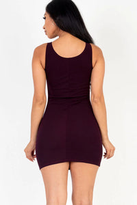 Thumbnail for Stretch Knit Sleeveless Mini Dress (CAPELLA)